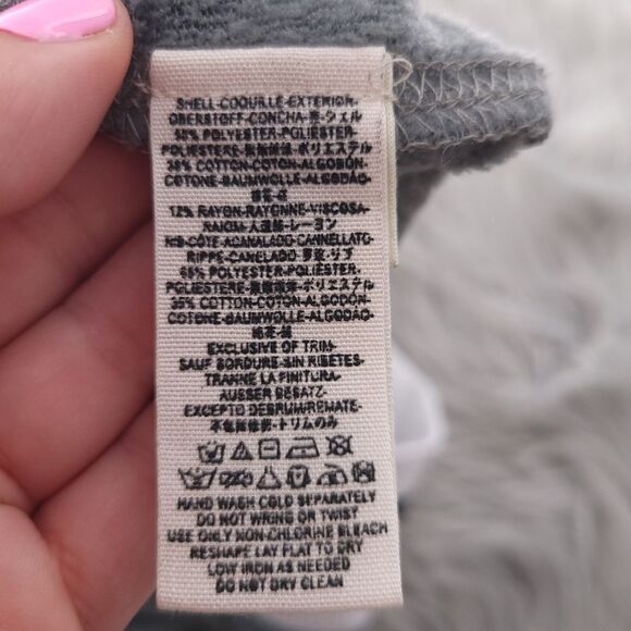 Free People Gray Striped Mini Skirt With Pockets Womens Size Large - Picture 7 of 8